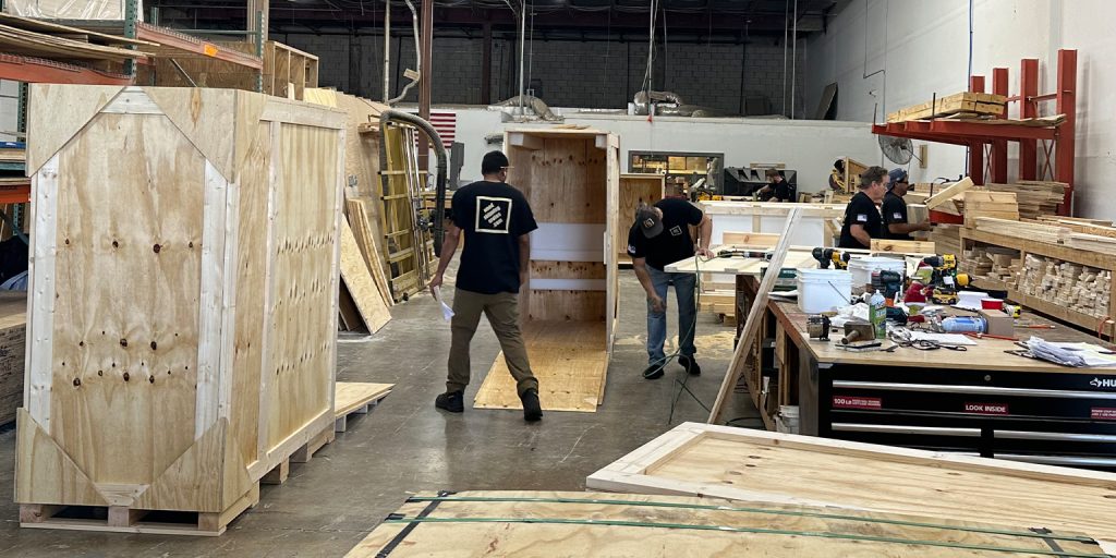 international shipping crates
