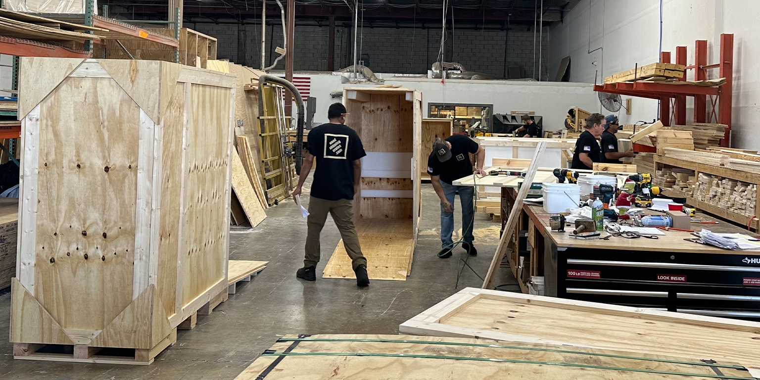 international shipping crates